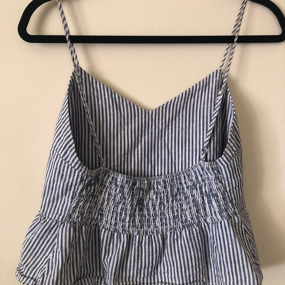 PEPLUM STRIPED TOP - Picture 3 of 5